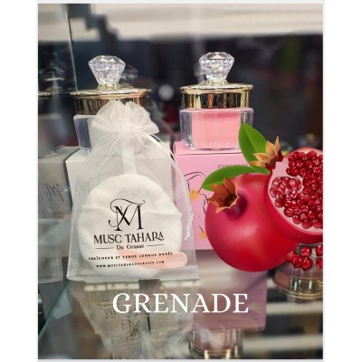 Musc Tahara grenade flacon diamant rose 30g